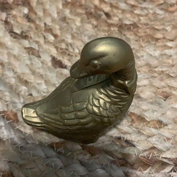 Vintage brass duck - Picture 2 of 5